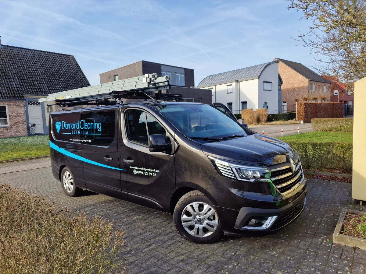 Bestelwagen van Diamond Cleaning Belgium